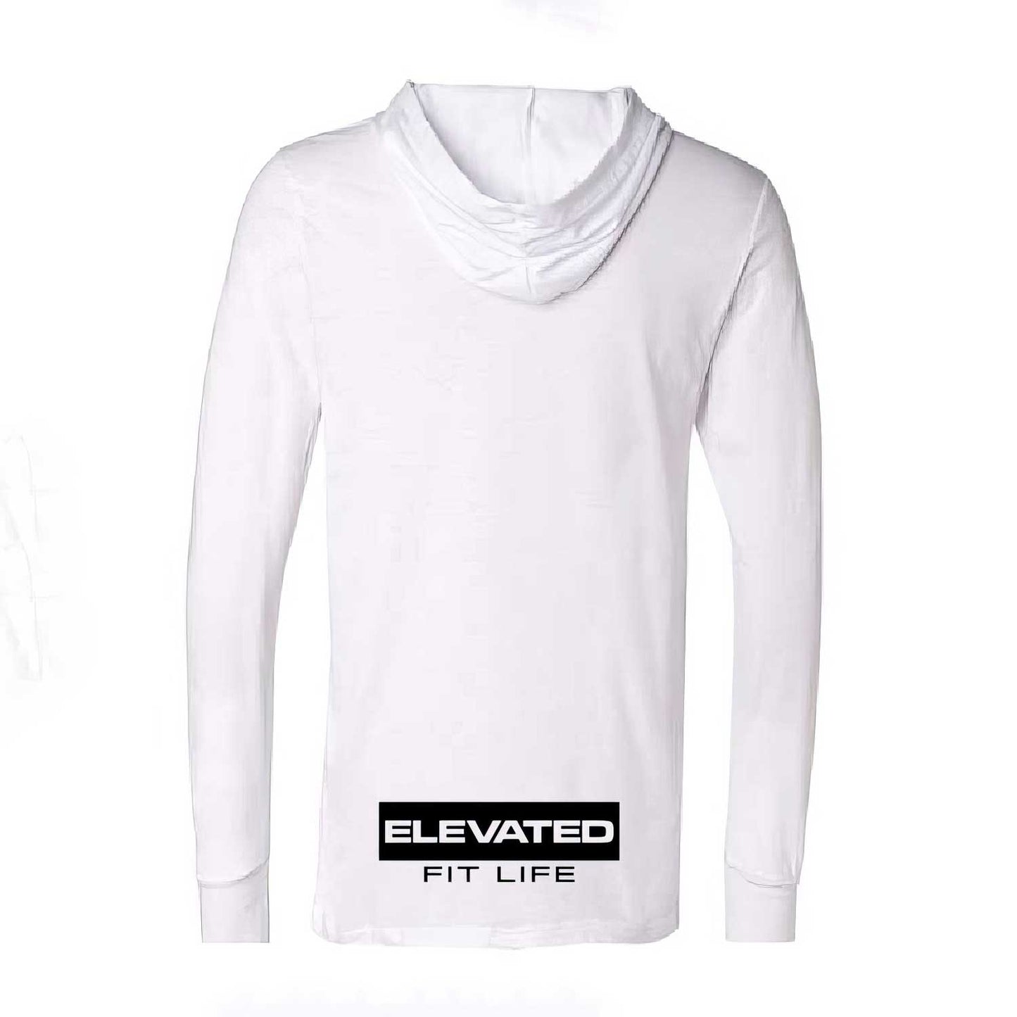 Elevated White Hooded Tee