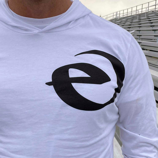 Elevated White Hooded Tee