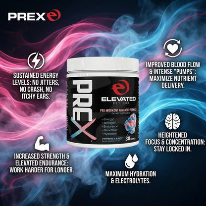PREX Pre-Workout | Energy, Pumps & Endurance